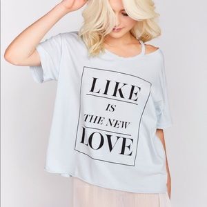 Wildfox Like Button Tee